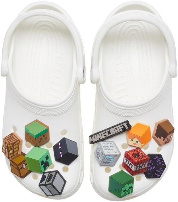 image:imageCrocs Jibbitz 5Pack Minecraft Shoe CharmsMinecraft 13pk