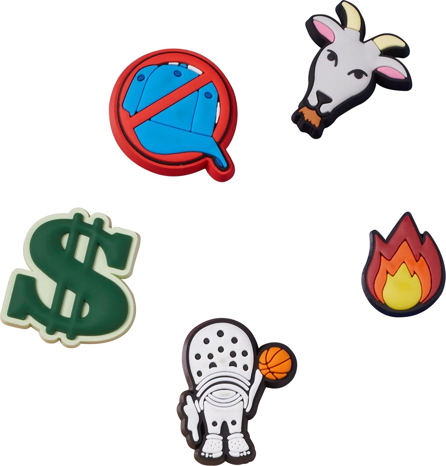 image:imageCrocs Jibbitz 5Pack Sport Shoe Charms Jibbitz Beast Mode One Size