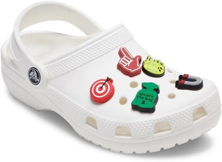 image:imageCrocs Jibbitz 5Pack Trendy Shoe Charms Jibbitz Word Dude Small