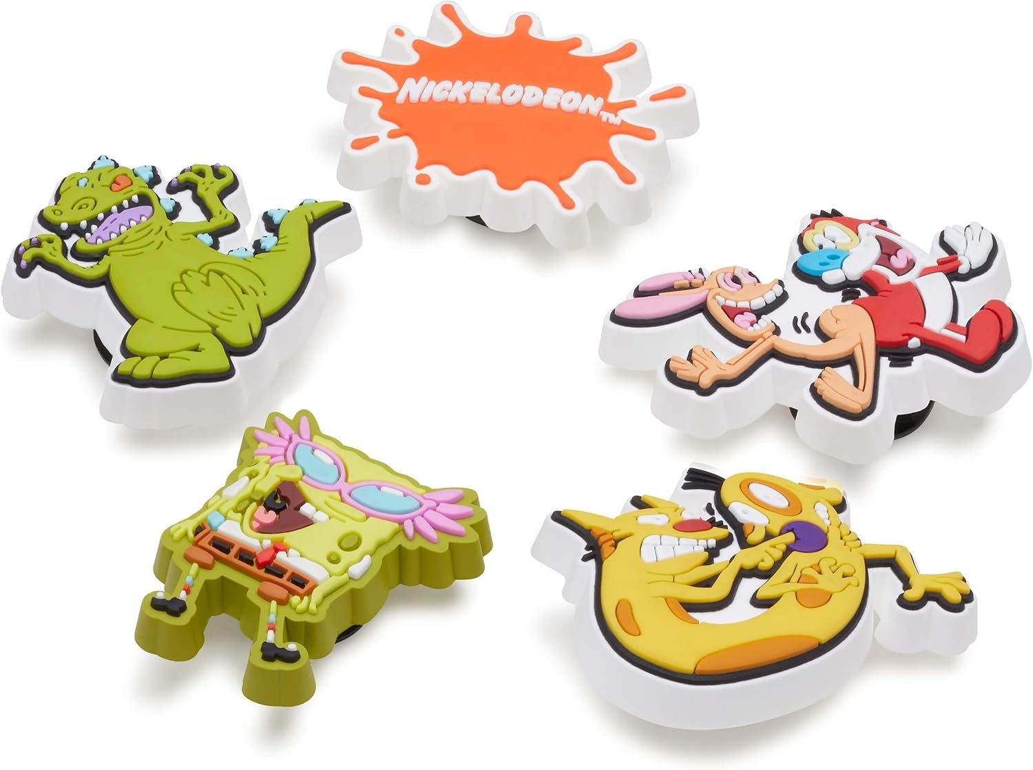 image:imageCrocs Jibbitz 5Pack Trendy Shoe Charms Jibbitz for CrocsNickelodeon Throwback