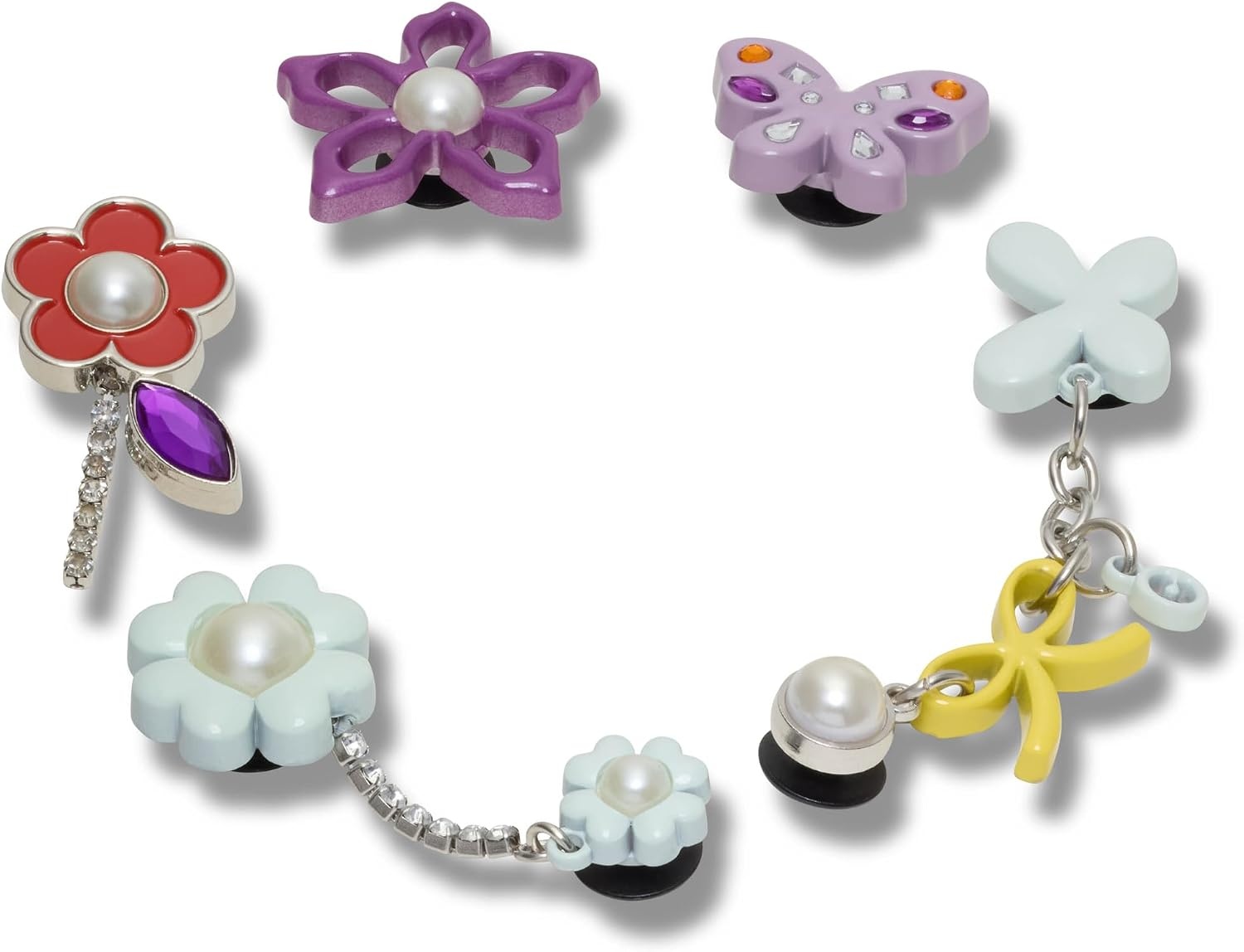 image:imageCrocs Jibbitz Bling amp Jewelry Shoe Charm PacksMeta Mix