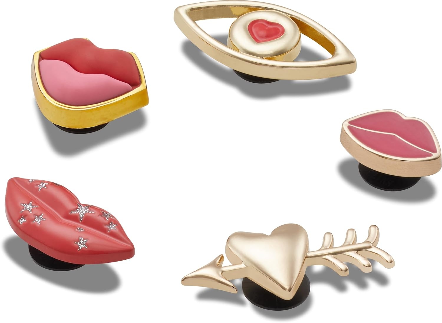 image:imageCrocs Jibbitz Bling amp Jewelry Shoe Charm PacksValentines Lips
