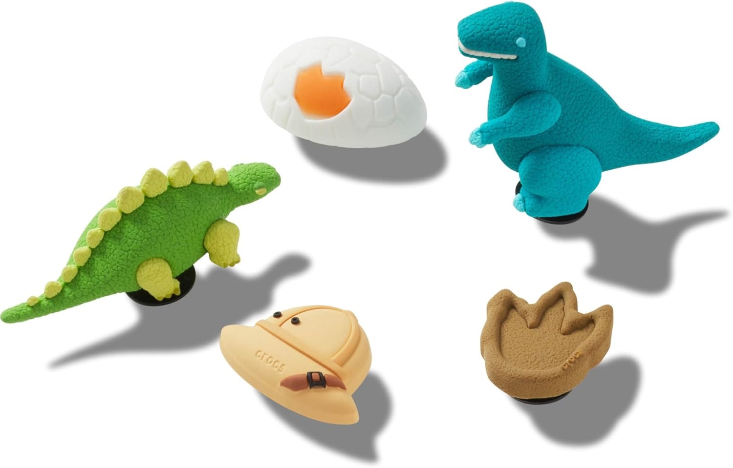 image:imageCrocs Jibbitz Boys Favorites Shoe Charm Packs3D Dinosaurs