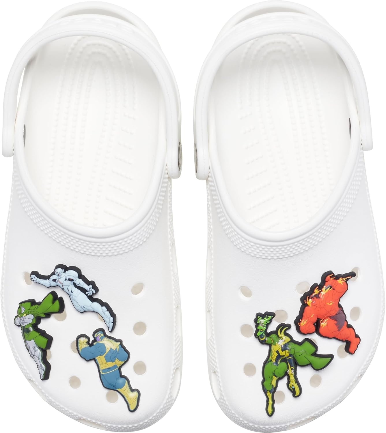 image:imageCrocs Jibbitz DCMarvel Super Hero Shoe Charm PacksAvengers Villains