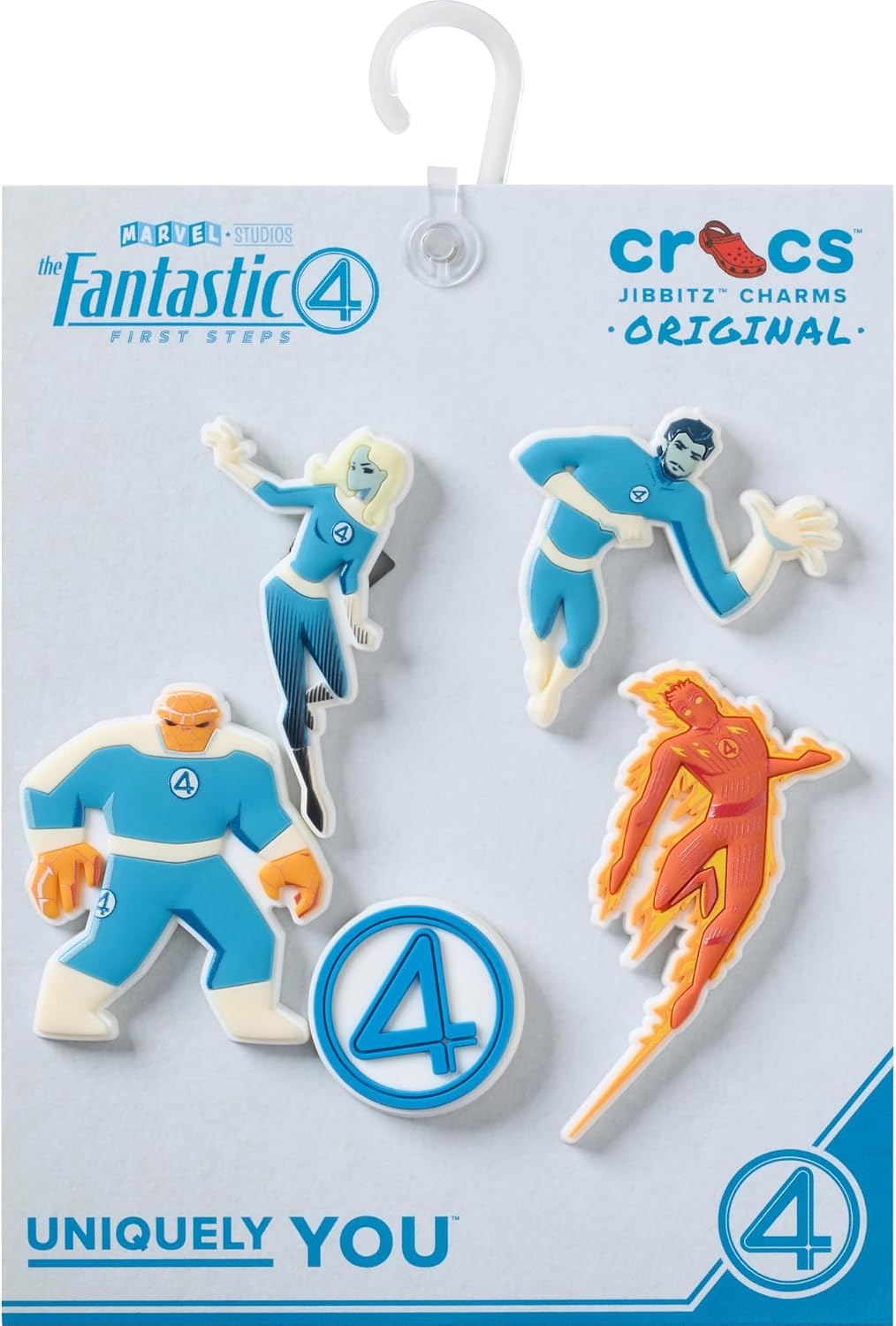 image:imageCrocs Jibbitz DCMarvel Super Hero Shoe Charm PacksFantastic 4