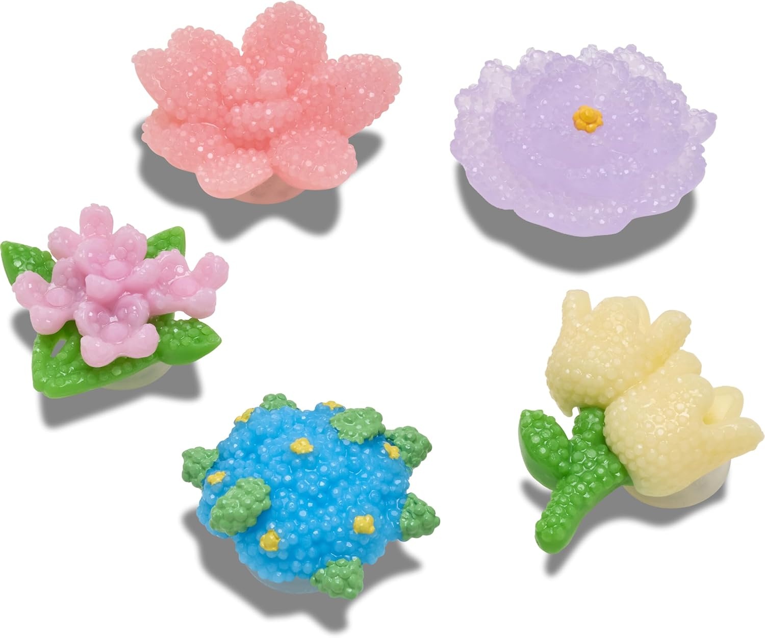 image:imageCrocs Jibbitz Flowers Shoe Charm Packs Beaded Flowers 5Pack