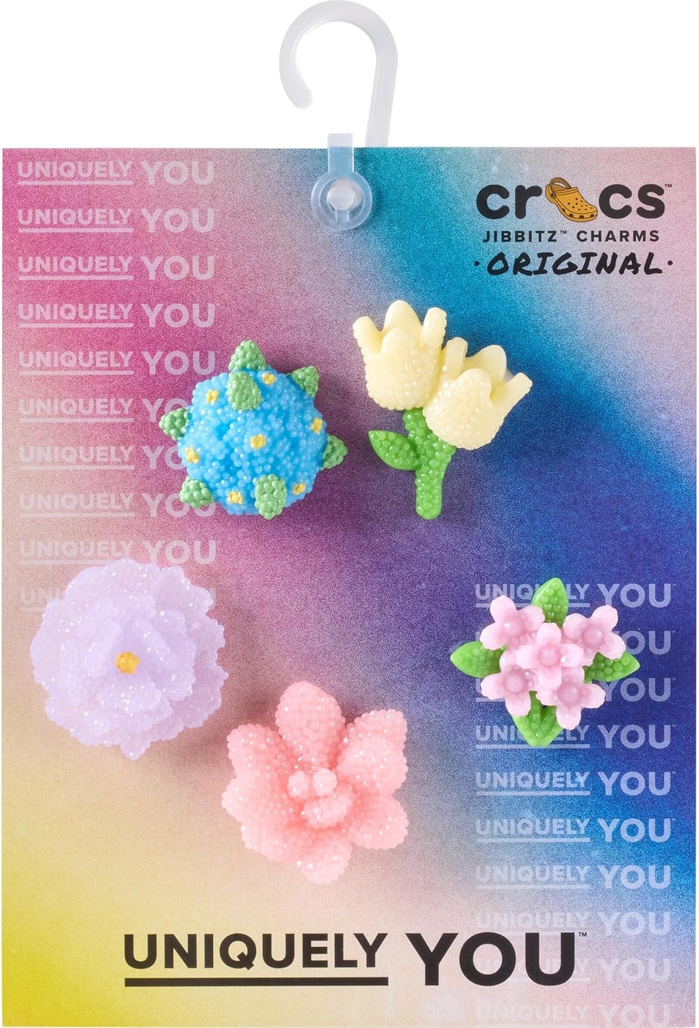 image:imageCrocs Jibbitz Flowers Shoe Charm Packs Beaded Flowers 5Pack