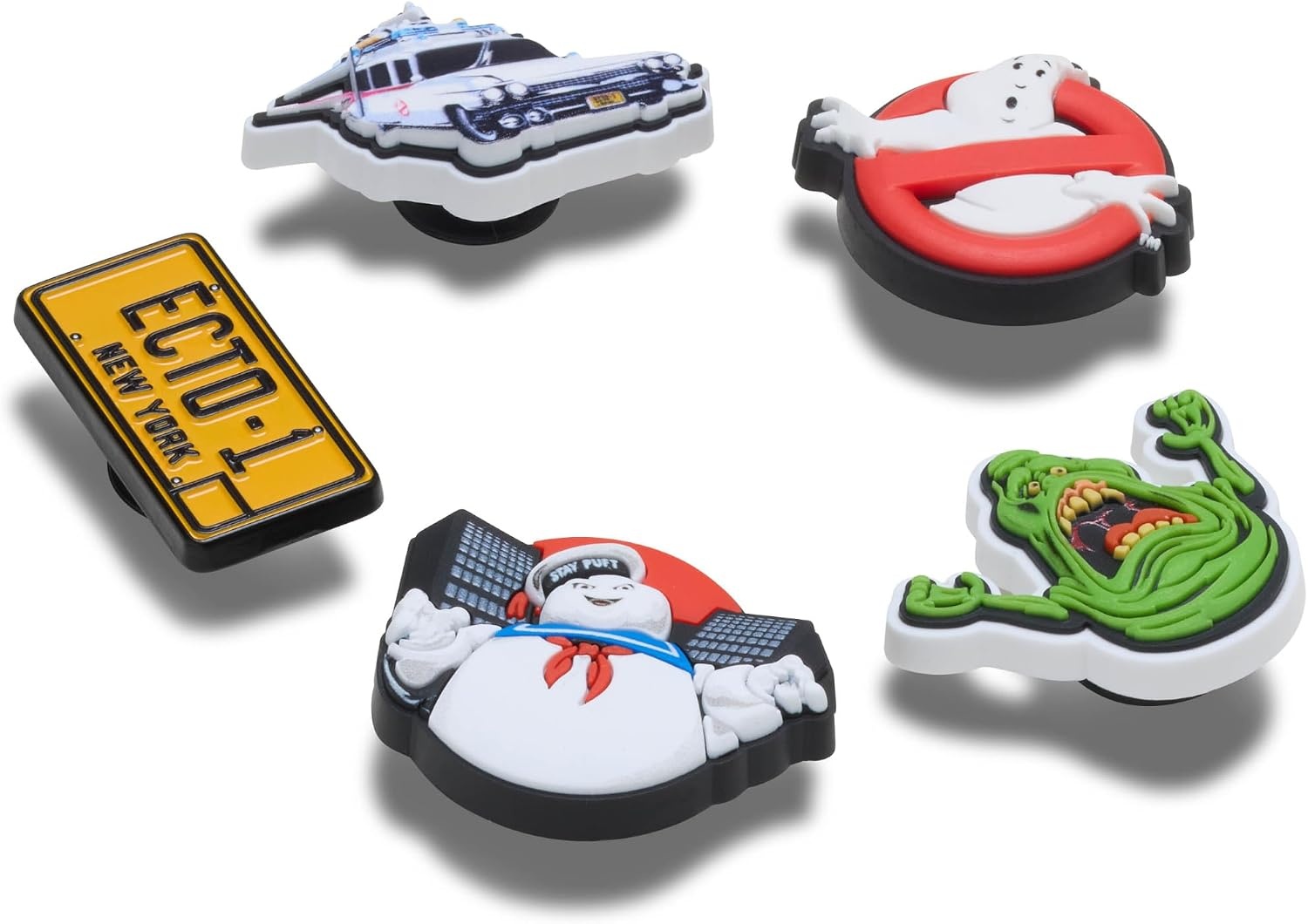 image:imageCrocs Jibbitz Ghostbusters Slimer Shoe Charms Ghostbusters 5Pack