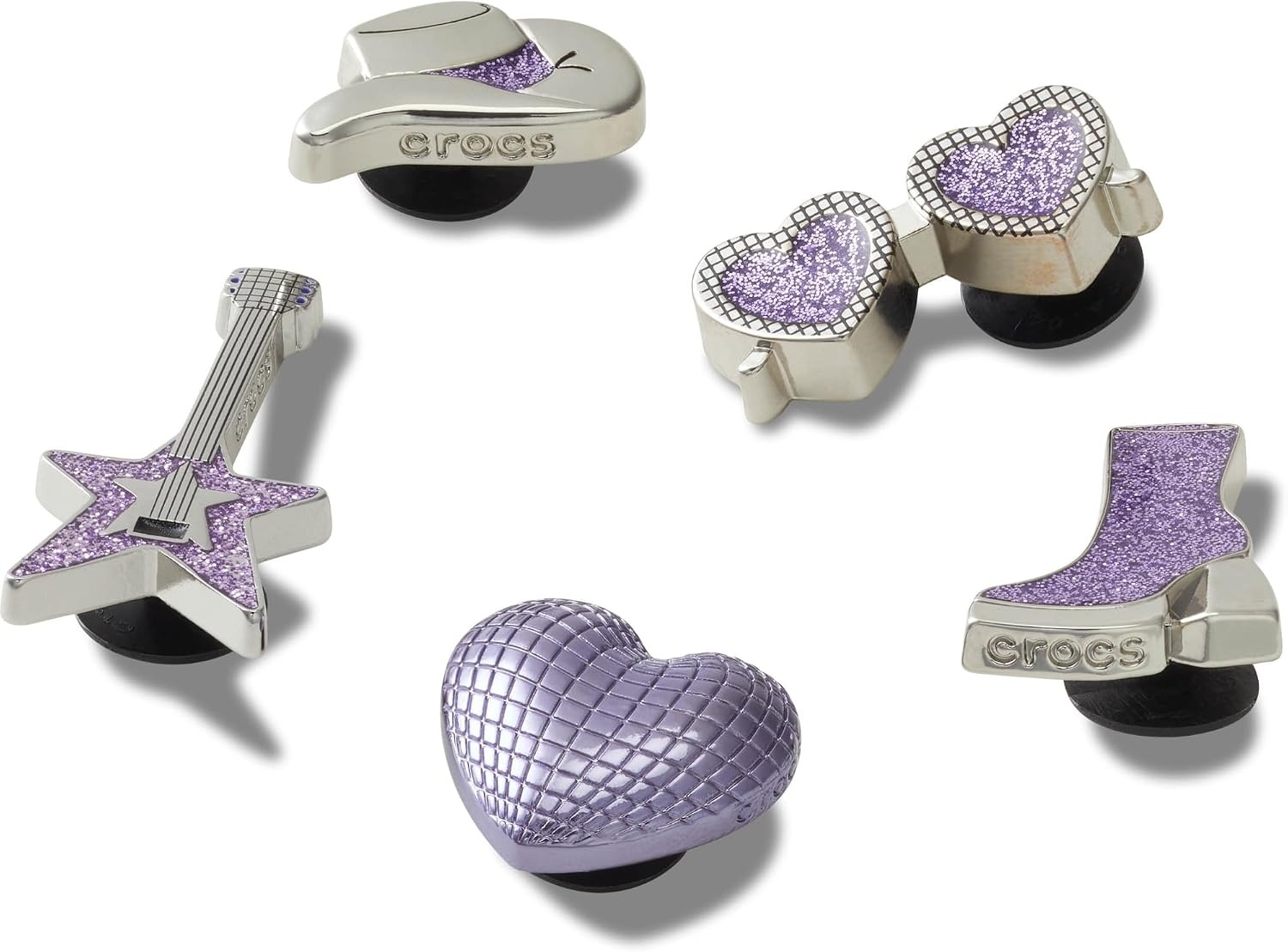 image:imageCrocs Jibbitz Girls Favorites Shoe Charm PacksHeart Country Concerts