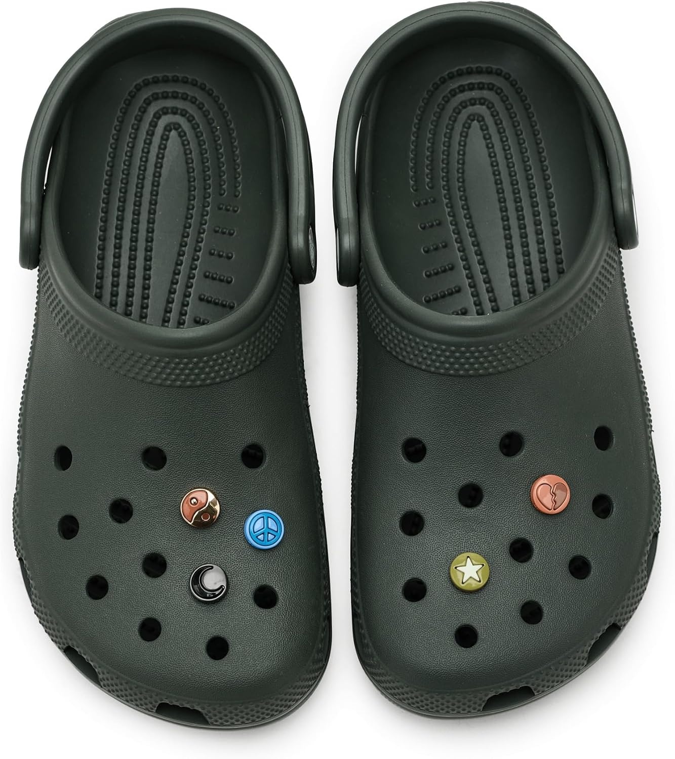 image:imageCrocs Jibbitz Girls Favorites Shoe Charm PacksMetallic Icons