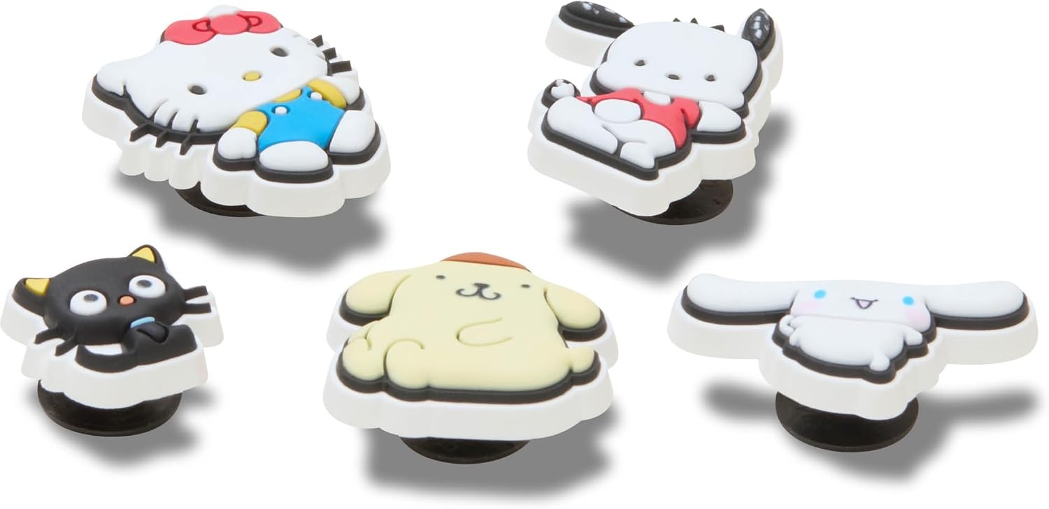 image:imageCrocs Jibbitz Hello Kitty amp Friends Sanrio Shoe Charm PacksPompompurin