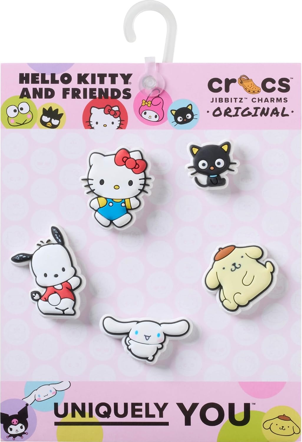 image:imageCrocs Jibbitz Hello Kitty amp Friends Sanrio Shoe Charm PacksPompompurin