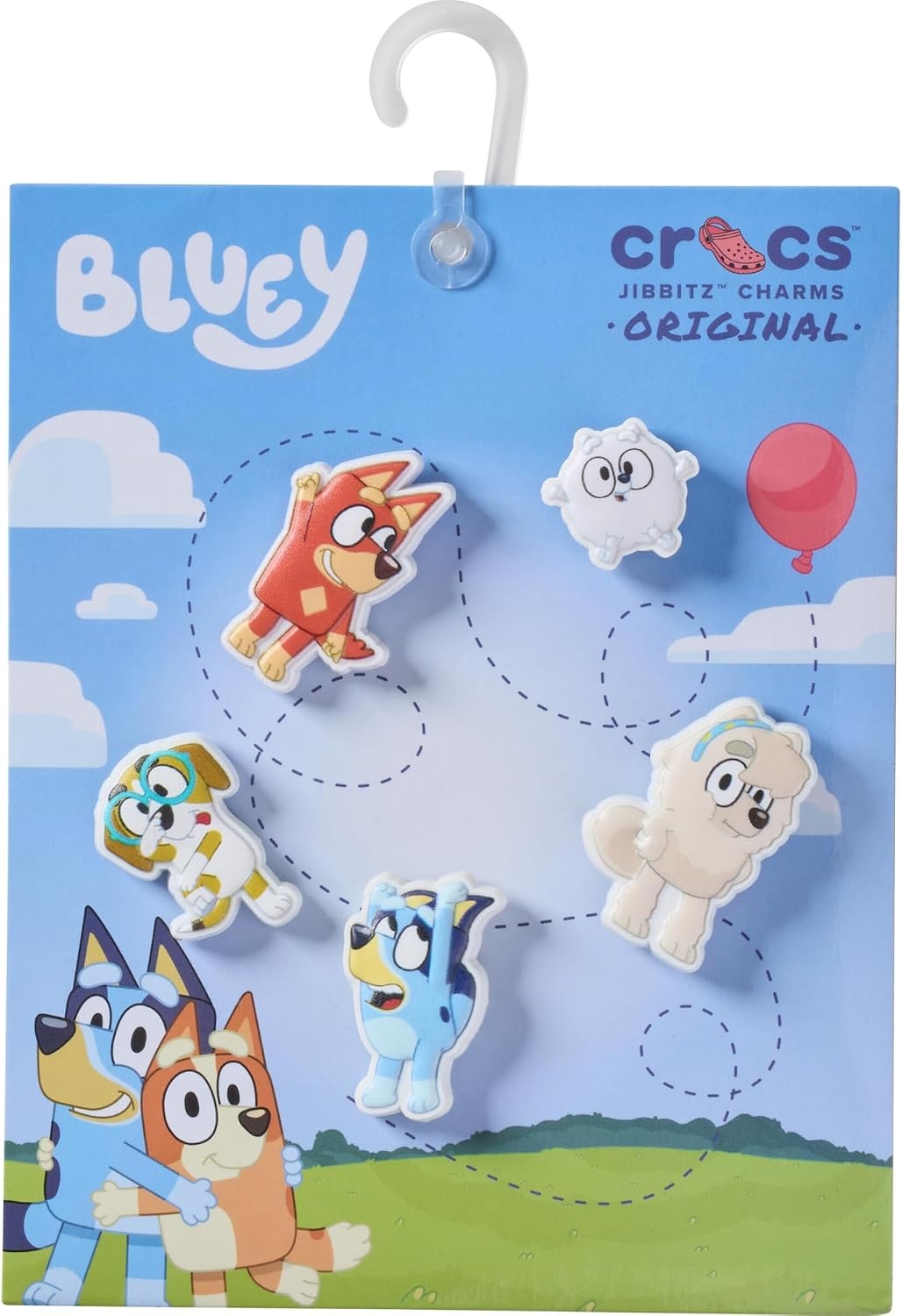 image:imageCrocs Jibbitz Kids Characters Shoe Charm PacksBluey Multi