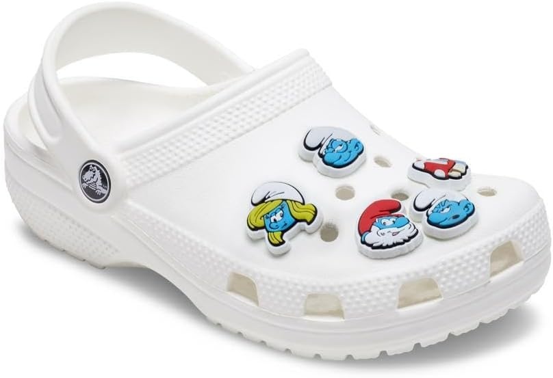 image:imageCrocs Jibbitz Kids Characters Shoe Charm PacksThe Smurfs