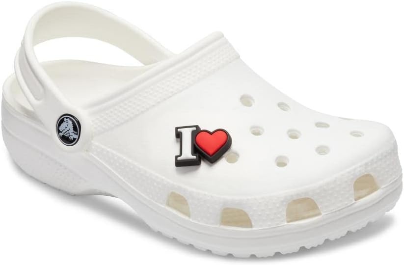 image:imageCrocs Jibbitz Sayings Shoe Charms Jibbitz for Crocs I Heart Small