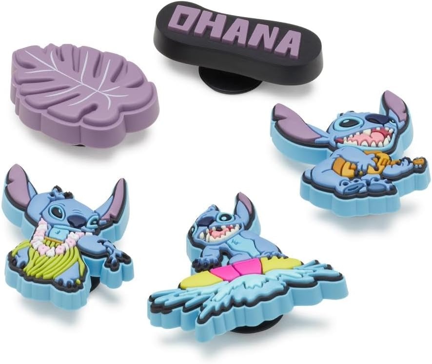 image:imageCrocs Jibbitz Shoe Charms Lilo amp Stitch Disney 5 Pack