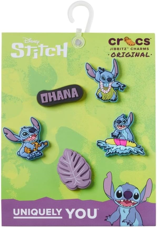 image:imageCrocs Jibbitz Shoe Charms Lilo amp Stitch Disney 5 Pack