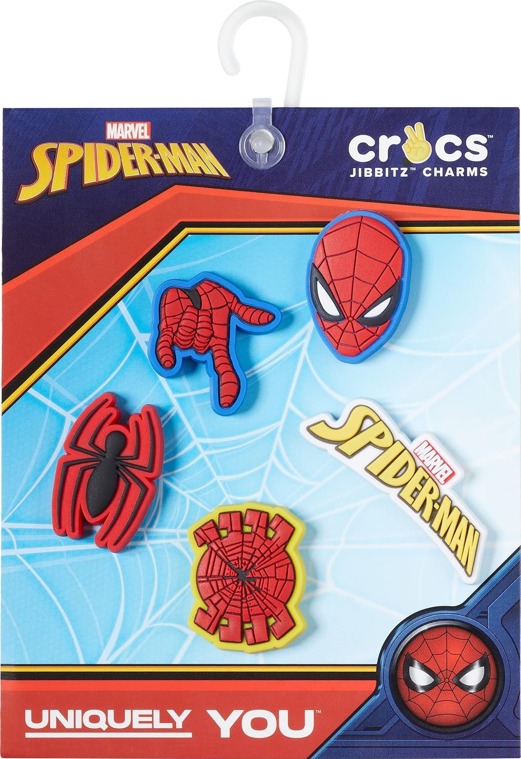 image:imageCrocs Jibbitz Shoe Charms SpiderMan Marvel 5 Pack
