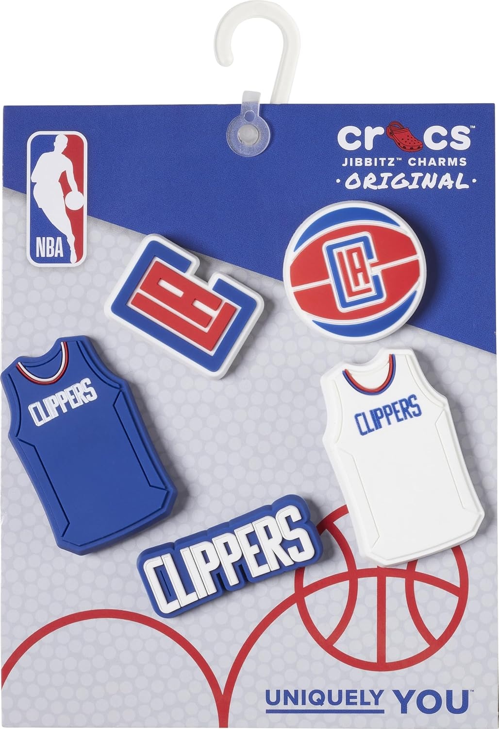 image:imageCrocs Jibbitz Shoe Charms NBA Basketball Teams Sports Collection Multi PacksLos Angeles Clippers