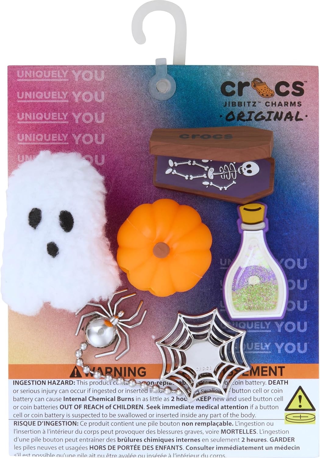 image:imageCrocs Jibbitz Spooky Halloween Shoe Charms Spooky Halloween 5Pack