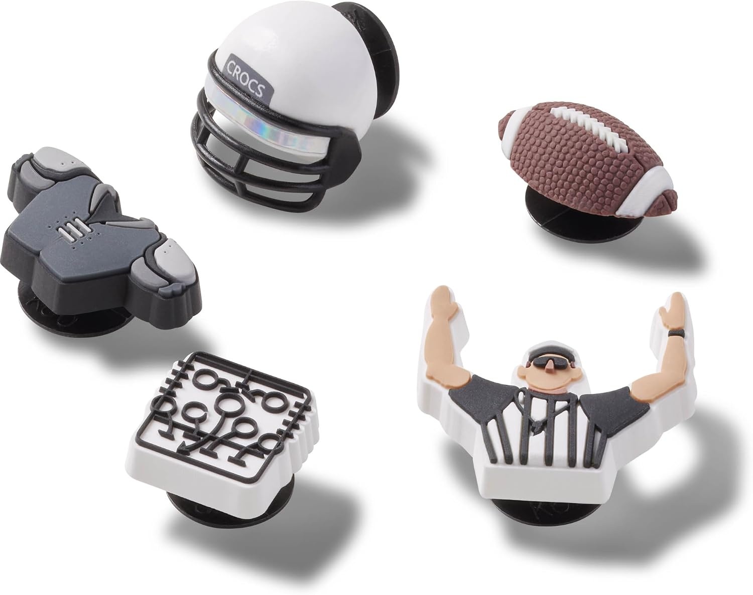 image:imageCrocs Jibbitz Sports amp Outdoor Shoe Charm PacksFootball Team