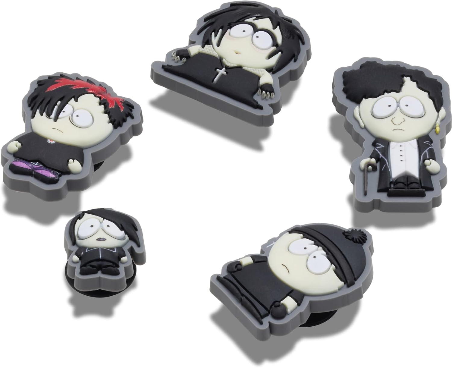 image:imageCrocs Jibbitz TV and Movie Shoe Charm PacksSouth Park Goth Kids