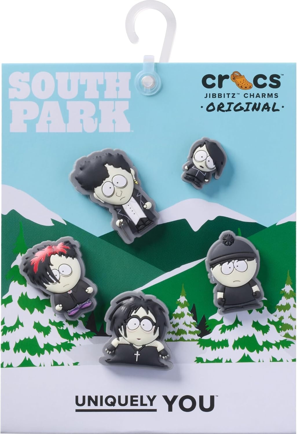image:imageCrocs Jibbitz TV and Movie Shoe Charm PacksSouth Park Goth Kids