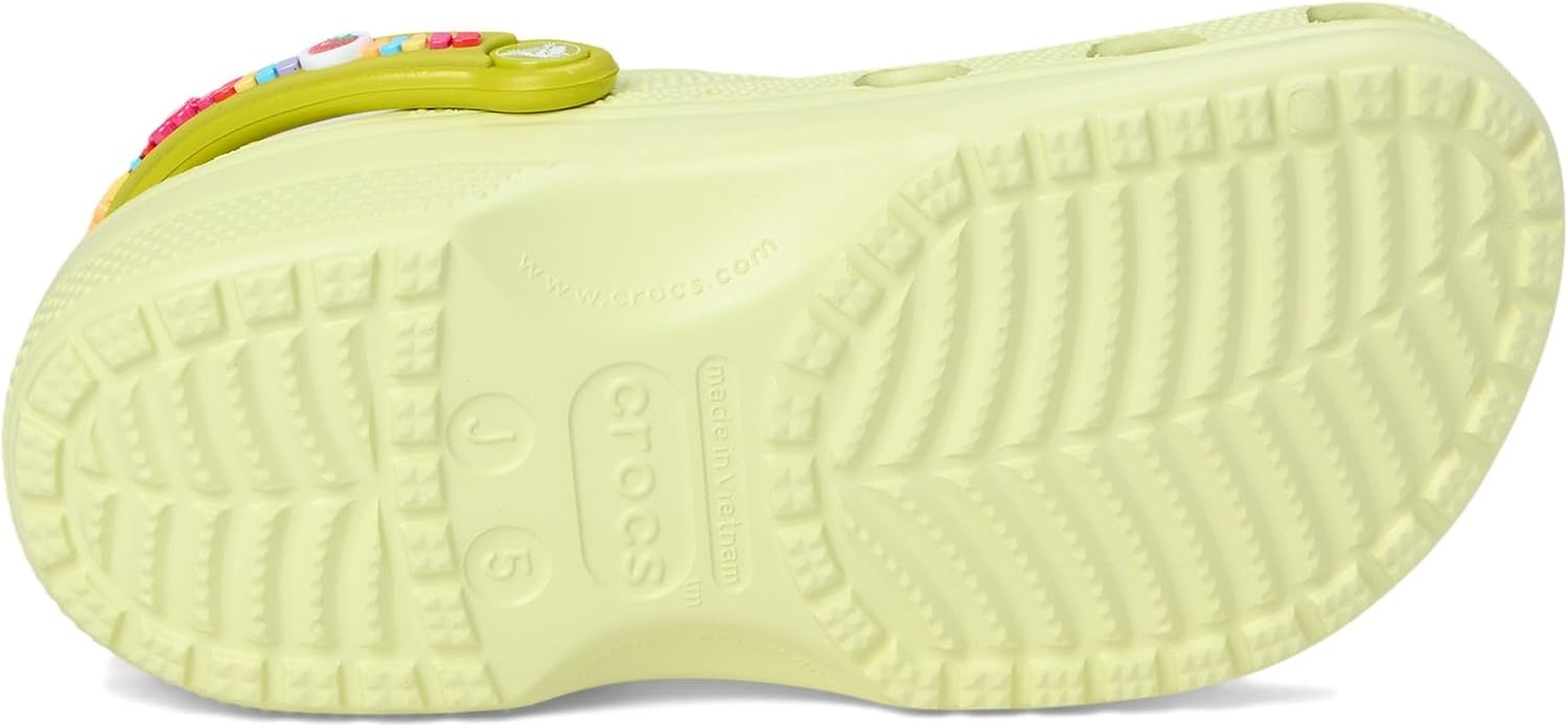 image:imageCrocs Kids Classic Clogs with Jibbitz CharmsFrothy Green