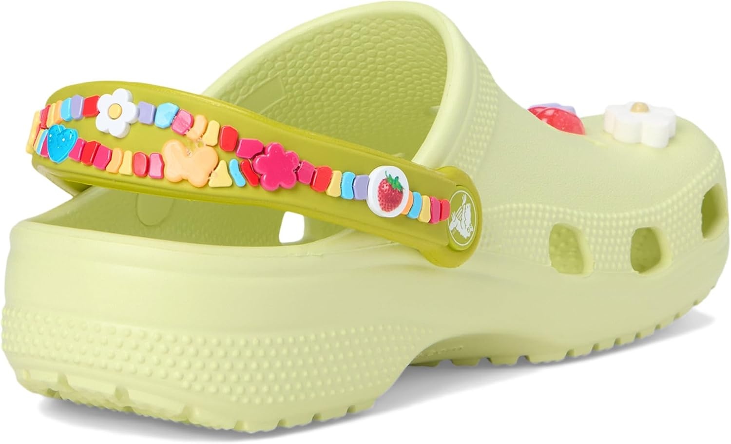 image:imageCrocs Kids Classic Clogs with Jibbitz CharmsFrothy Green