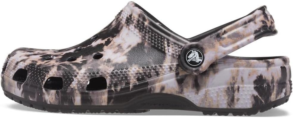 image:imageCrocs Kids Classic ClogsBlack Bleached Dye
