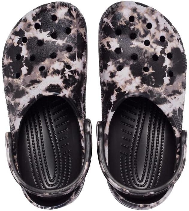 image:imageCrocs Kids Classic ClogsBlack Bleached Dye