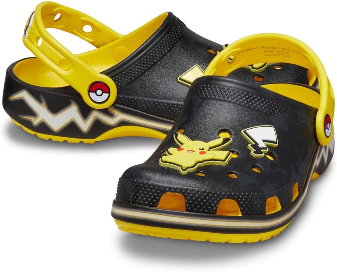image:imageCrocs Kids Classic ClogsBlackLemon