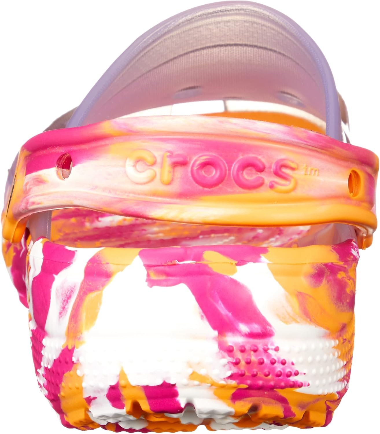 image:imageCrocs Kids Classic ClogsWhiteMulti Marbled
