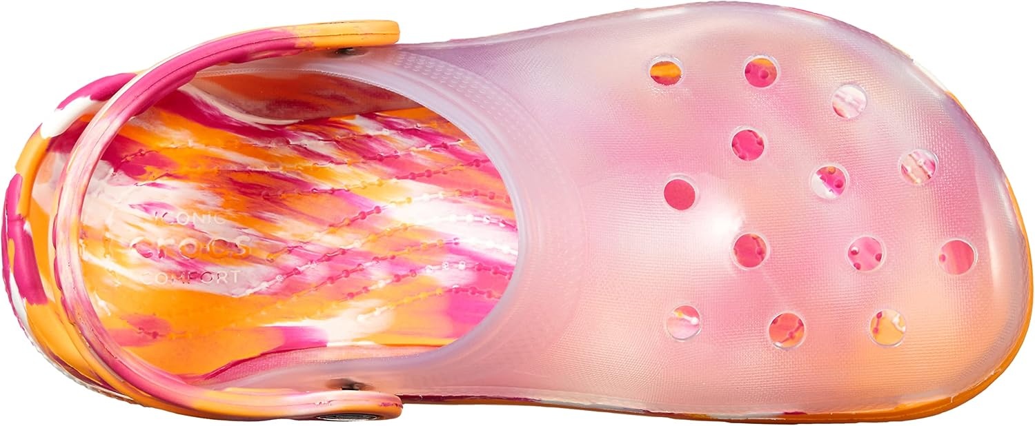 image:imageCrocs Kids Classic ClogsWhiteMulti Marbled