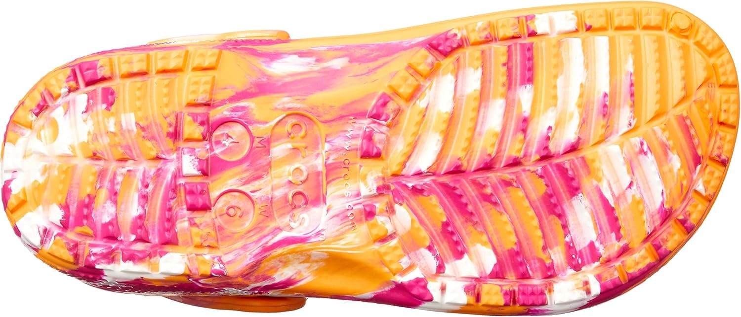 image:imageCrocs Kids Classic ClogsWhiteMulti Marbled