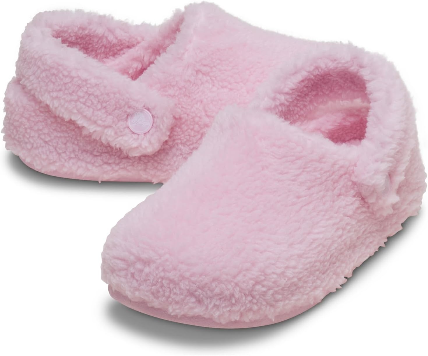 image:imageCrocs Kids Classic Cozzzy SlippersPink Milk