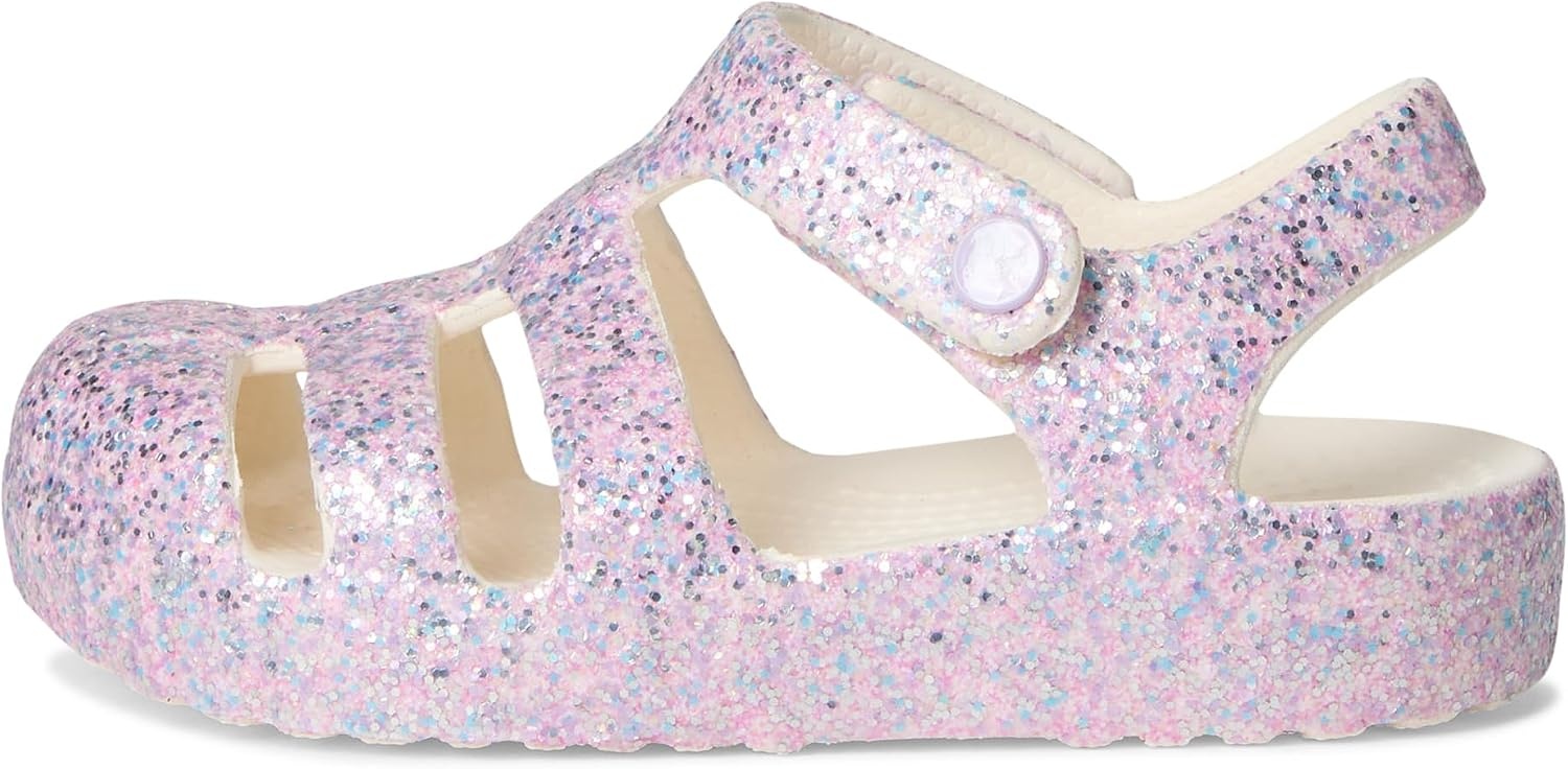 image:imageCrocs Kids Classic Fisherman SandalsChalk Glitter