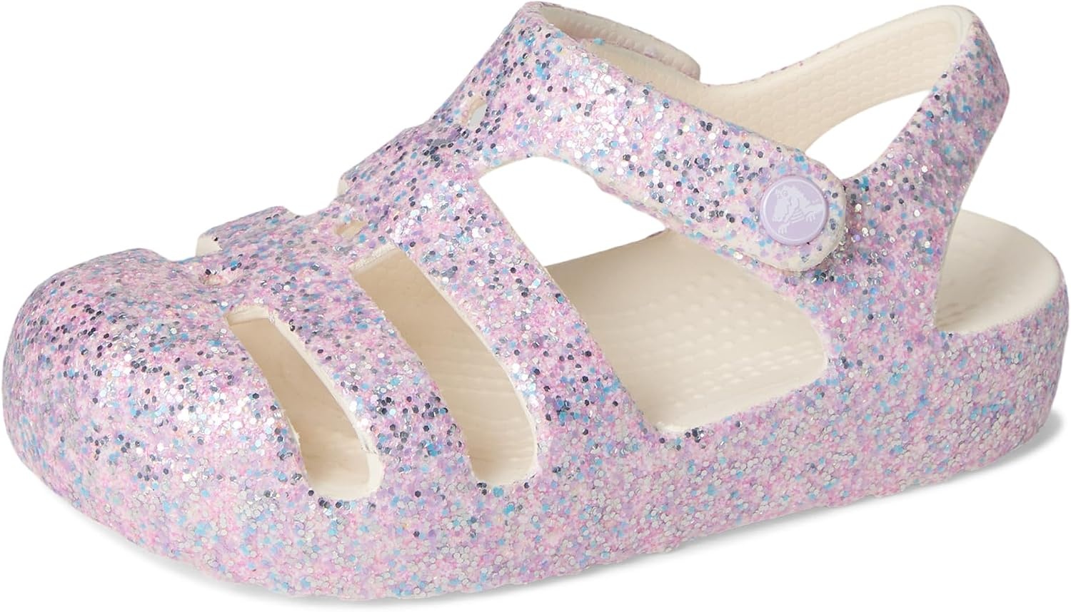image:imageCrocs Kids Classic Fisherman SandalsChalk Glitter