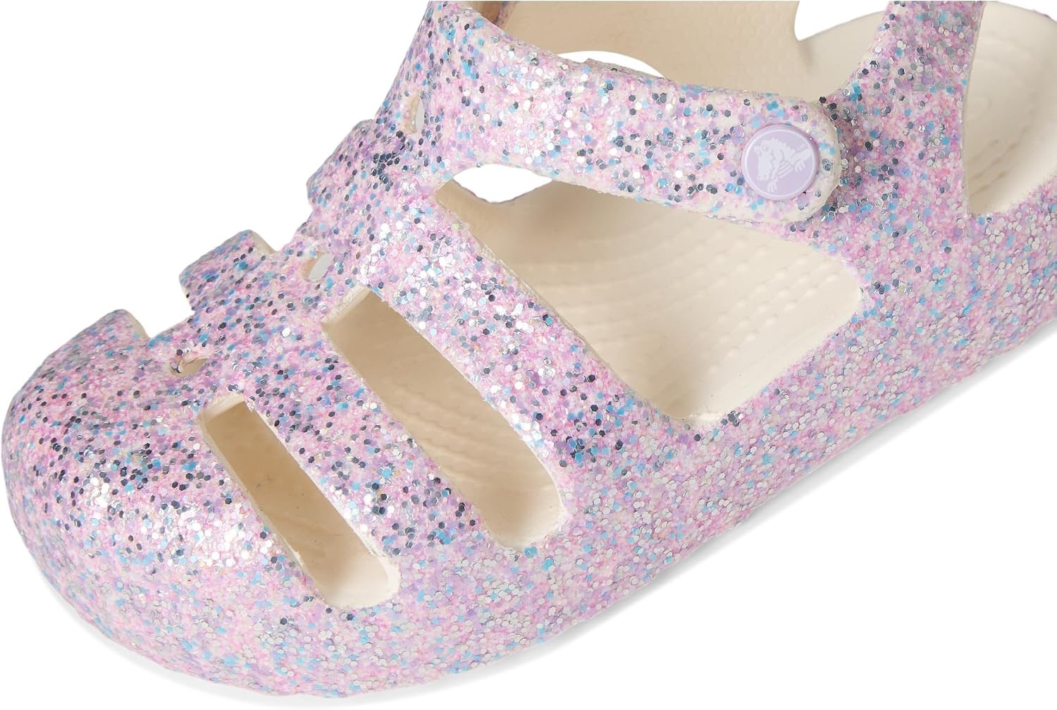 image:imageCrocs Kids Classic Fisherman SandalsChalk Glitter