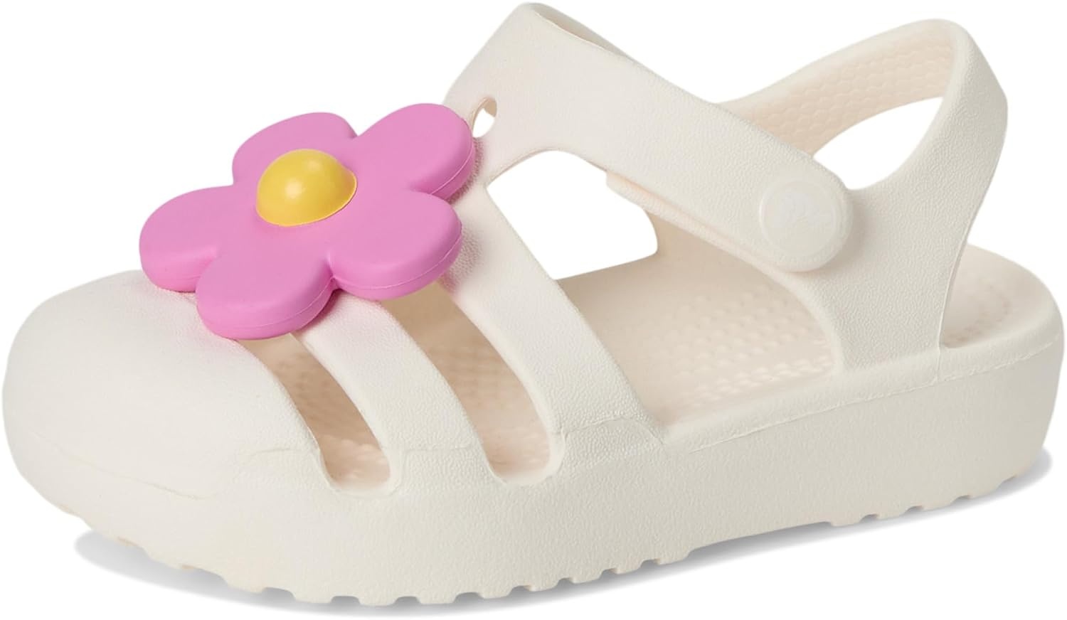 image:imageCrocs Kids Classic Fisherman SandalsChalkFlower