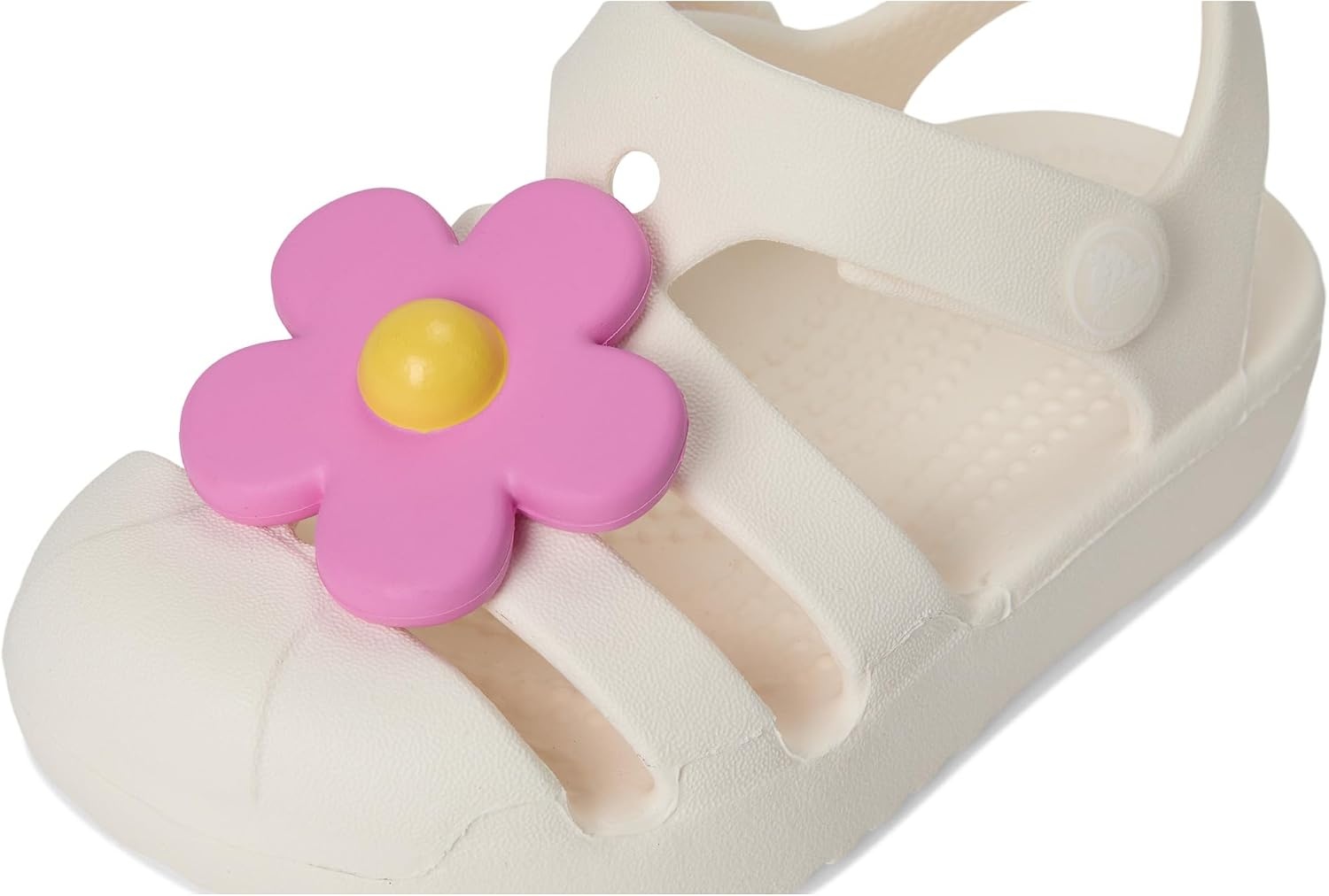 image:imageCrocs Kids Classic Fisherman SandalsChalkFlower