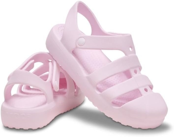 image:imageCrocs Kids Classic Fisherman SandalsPink Milk