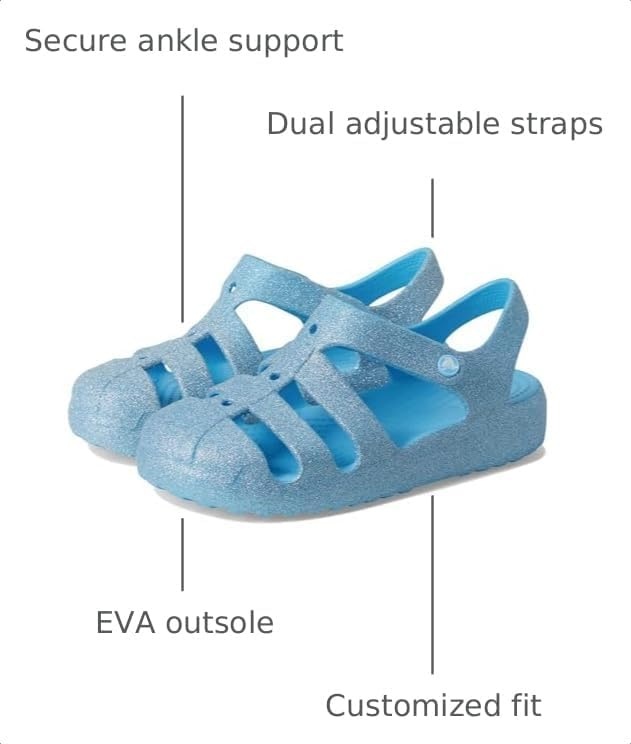 image:imageCrocs Kids Classic Fisherman SandalsTinted Glass