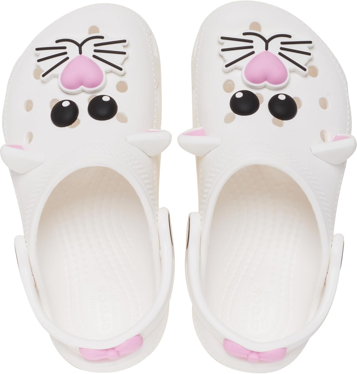 image:imageCrocs Kids Classic I AM ClogsWhitePink Tweed Cat
