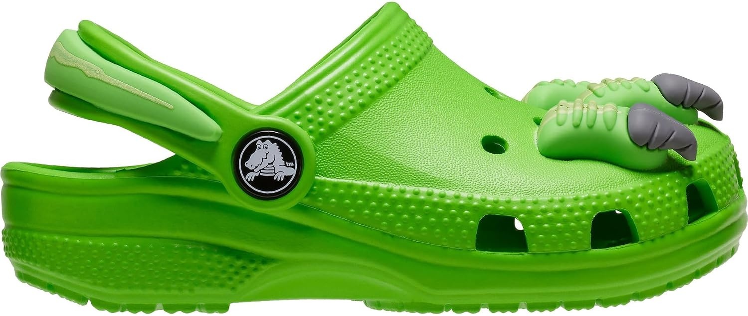 image:imageCrocs Kids Classic I am Clogs Little KidBig KidGreen SlimeDinosaur