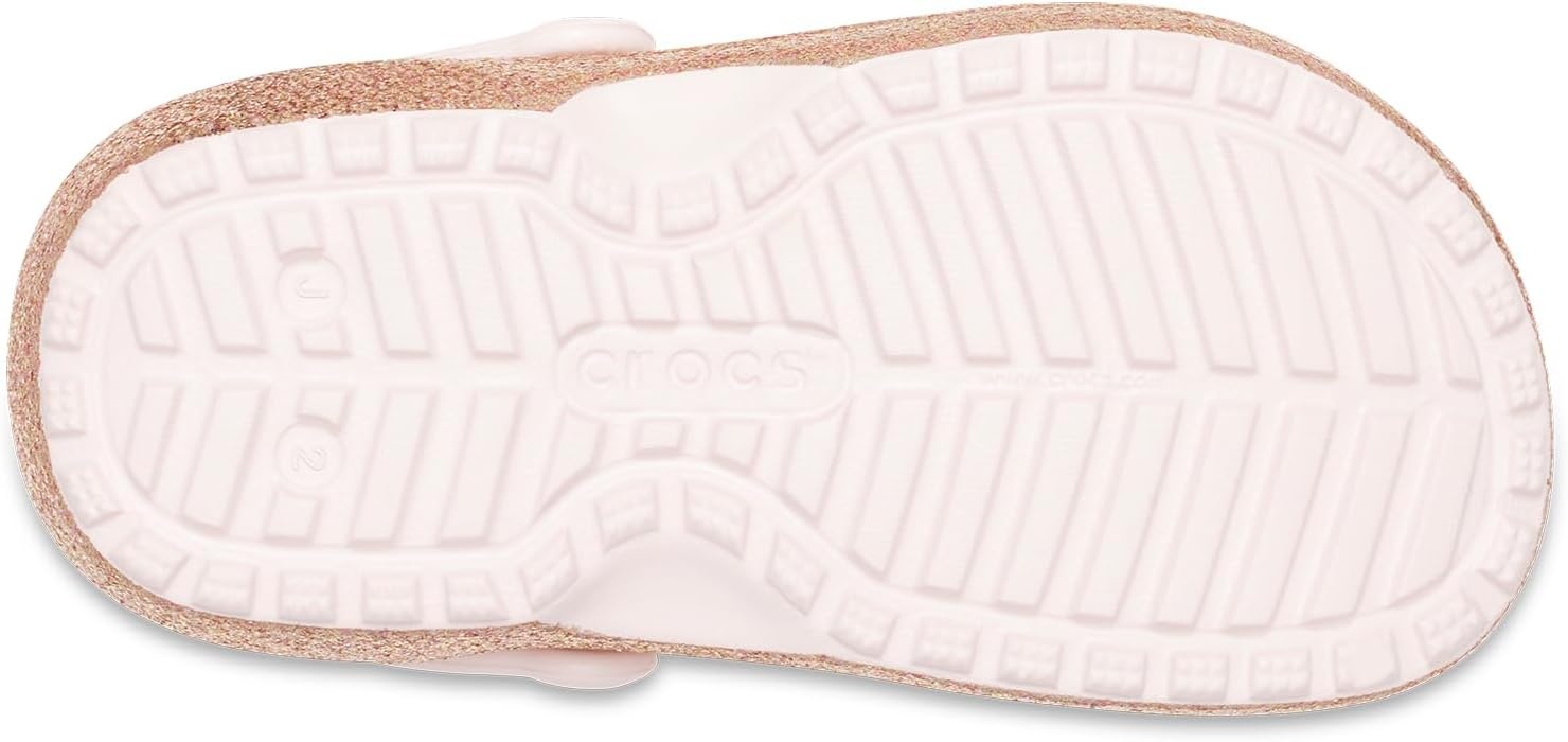 image:imageCrocs Kids Classic Lined ClogGoldBarely Pink