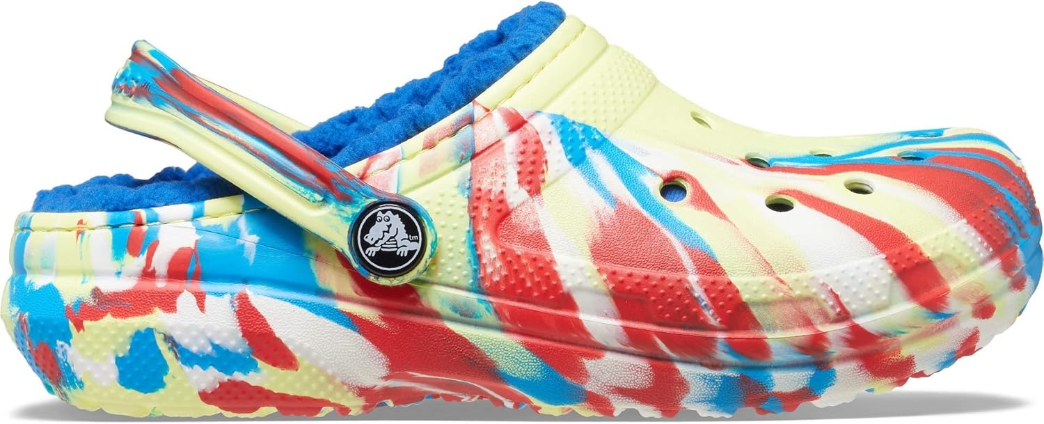 image:imageCrocs Kids Classic Lined ClogSulphurMulti Marbled Tiedye