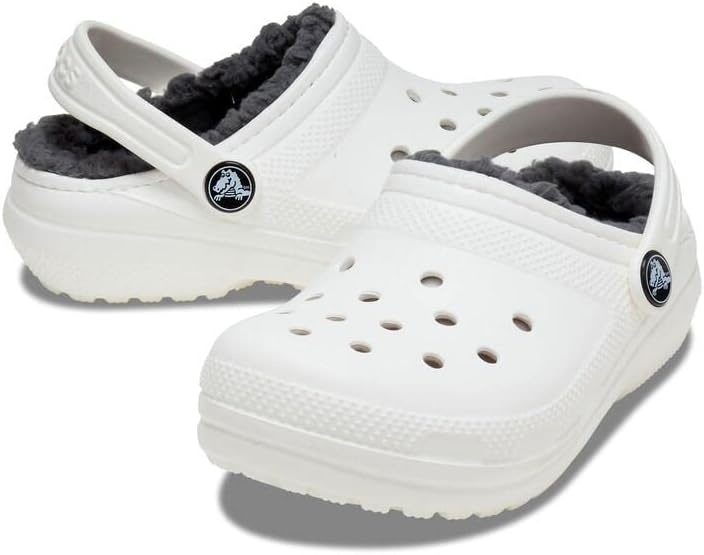 image:imageCrocs Kids Classic Lined ClogWhiteGrey