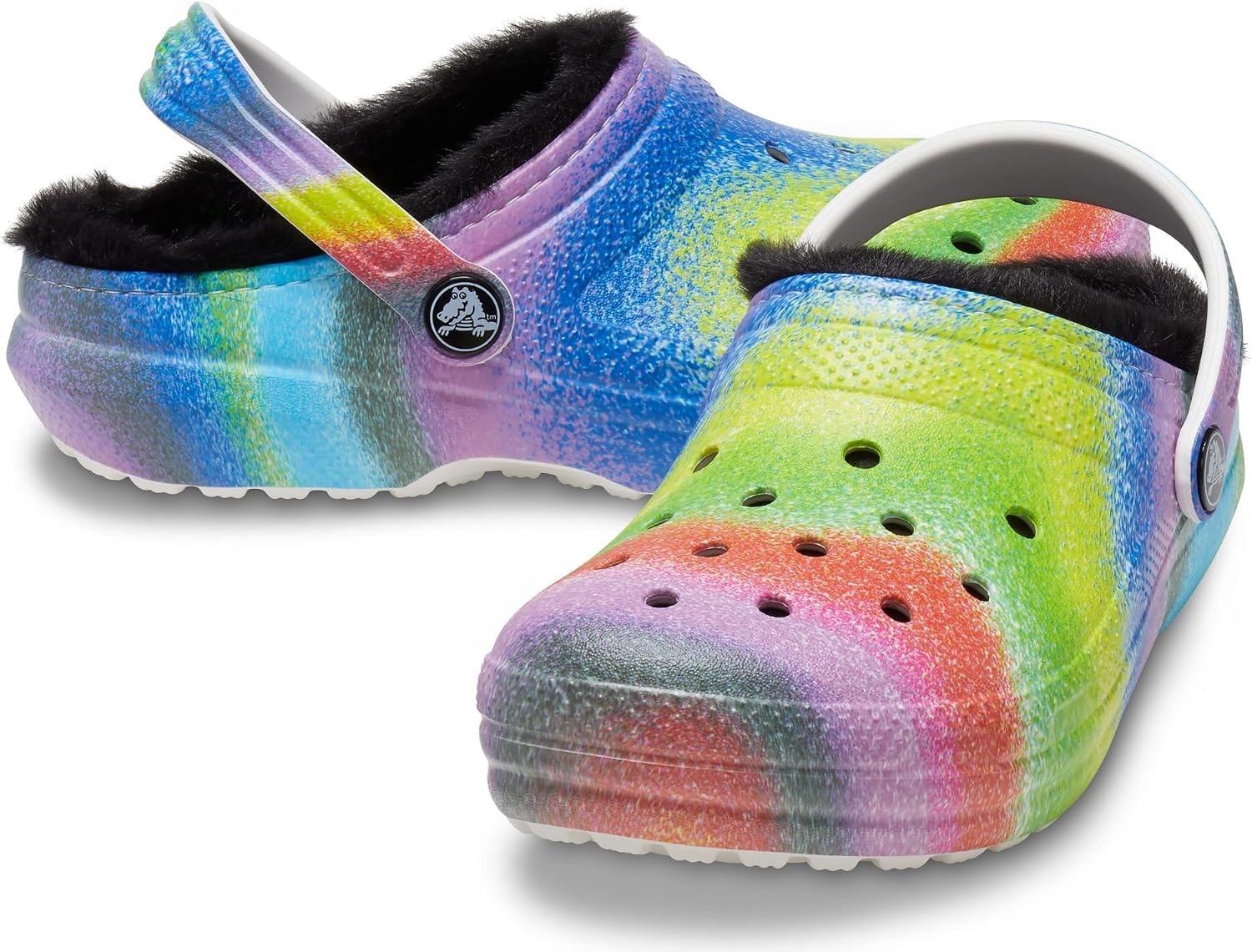 image:imageCrocs Kids Classic Lined ClogWhiteMulti