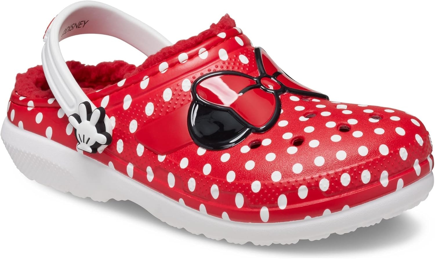 image:imageCrocs Kids Classic Lined Disney Clogs Mickey and Minnie Mouse Shoes and SlippersMinnie Mouse